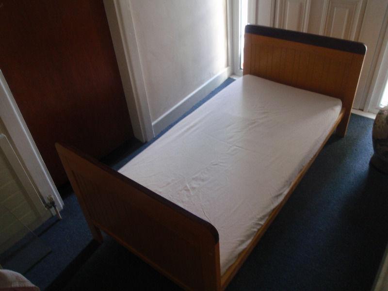 Cot - bed , solid wood