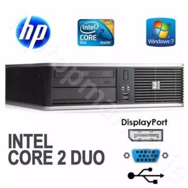 HP DC7900 Intel Core2Duo 3.00GHz 4GB 160GB VGA DVD Win7 SFF Desktop PC