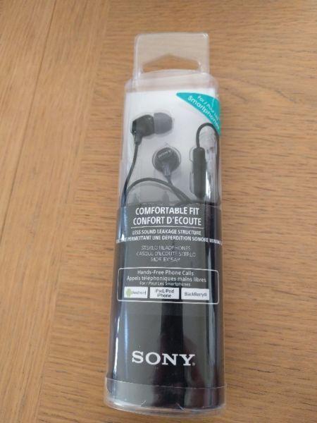Sony MDR-EX 15AP smartphone headphones black