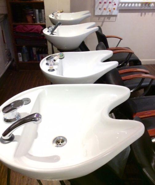 4 Welonda Hair Washing Basins for Salon or Barbershop