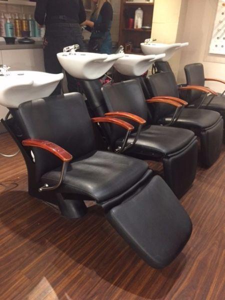 4 Welonda Hair Washing Basins for Salon or Barbershop