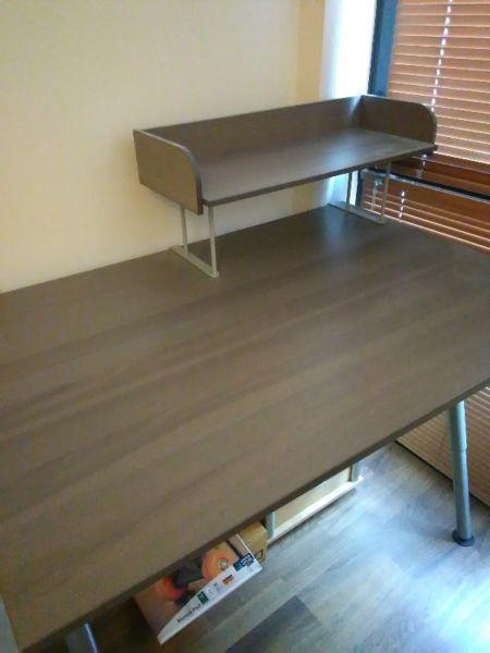 IKEA working table and additional shelf
