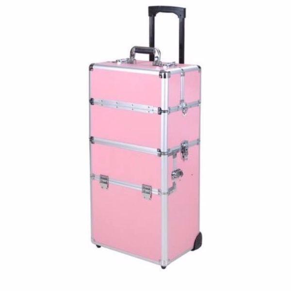 Pink Wheely Vanity Case/Trunk ~ PERFECT CONDITION!