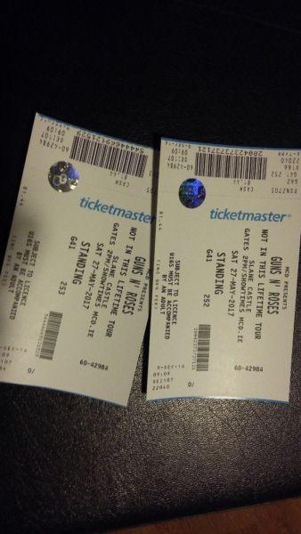 2 guns and roses tickets