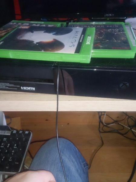 Xbox One w/ 5 Games, No Controller