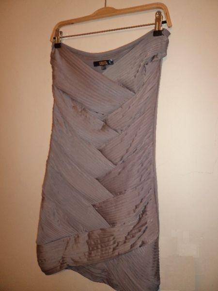 ASOS Slinky strapless mini-dress, size Medium (UK 12), worn once, dry-cleaned