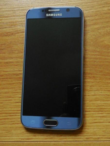 Samsung S6 32Gb Unlocked Android Smartphone- Blu/Blk Refurbished