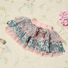 Baby kids girl clothing layer casual floral gauze tutu skirt