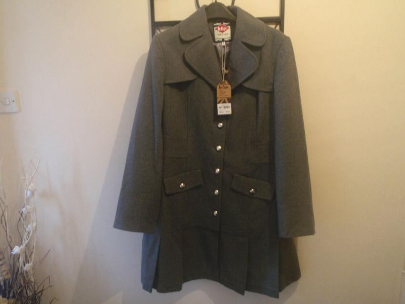 New Lee Cooper Coat, size 16