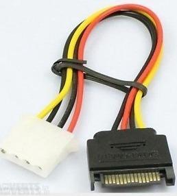 Sata to molex adapter cable