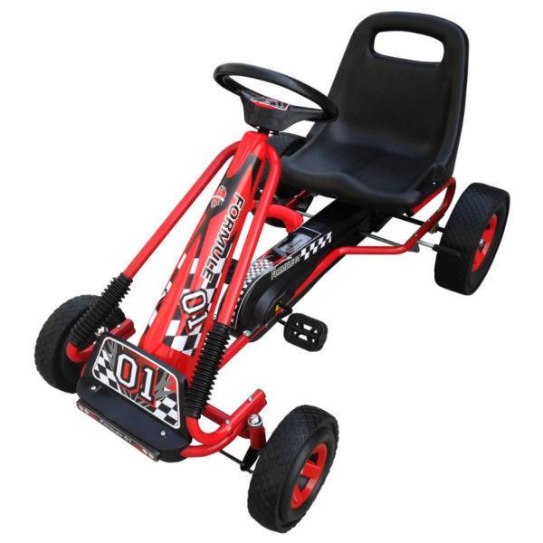 Red Pedal Go Kart with Adjustable Seat(SKU90255)