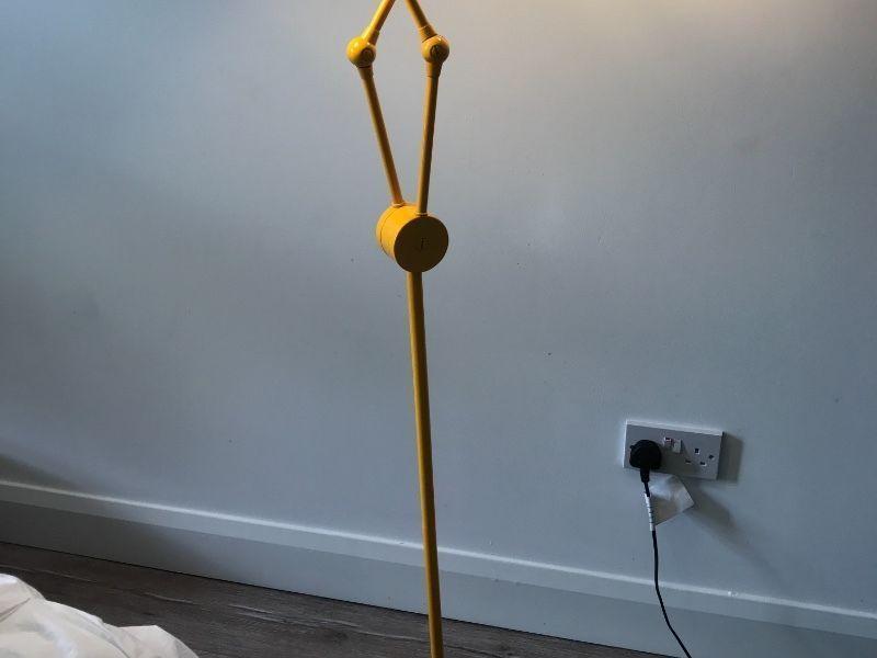 Tommy floor lamp yellow from Habitat Need gone ASAP