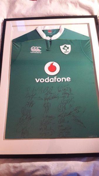 National Rugby Team Signed Jersey 2017