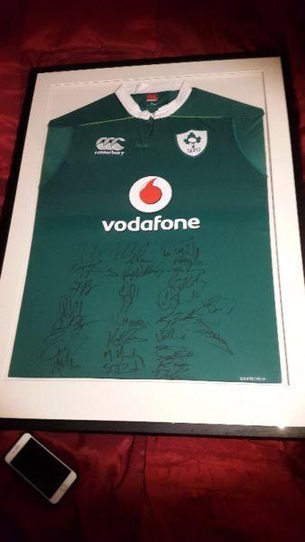 National Rugby Team Signed Jersey 2017
