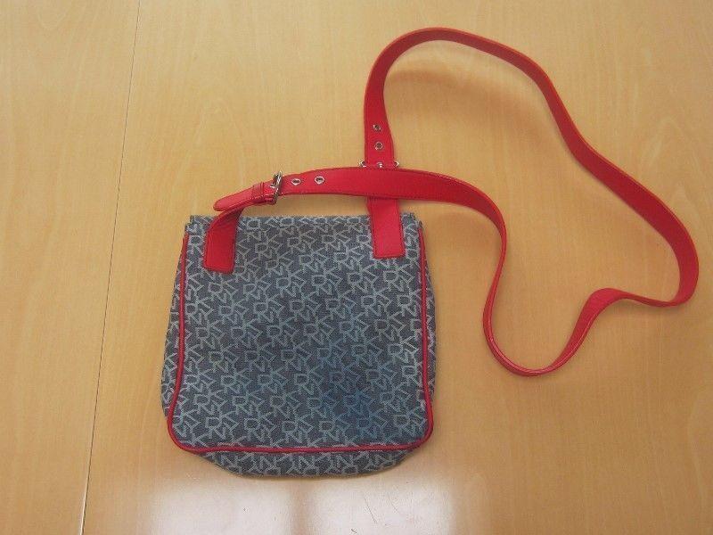 DKNY Red / Navy Handbag