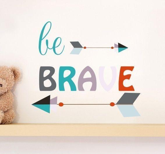 Be Brave Arrow Wall Sticker
