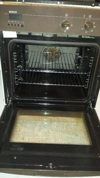 Bosch single oven and hob
