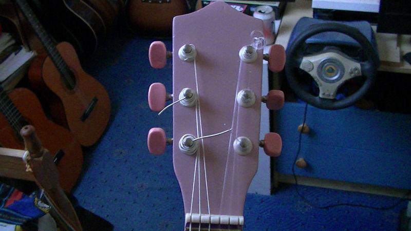 Burswood JC-30P Guitar Pink Guitar