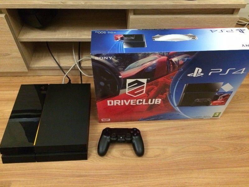 PS4 500GB Jet Black + 3 months PSN voucher