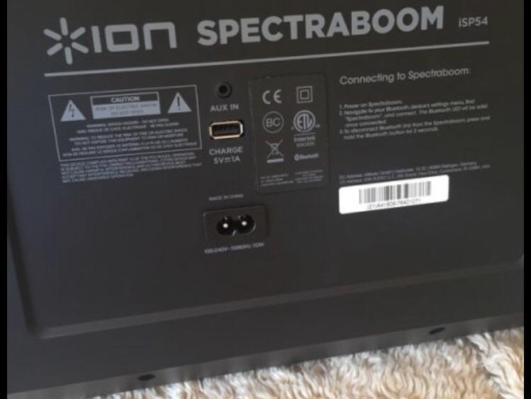 ION Spectraboom (Bluetooth Portable Speaker)