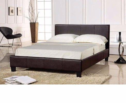 New Double Leather Bed Frame