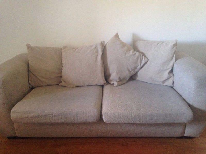 3 piece fabric sofa. Greysyones