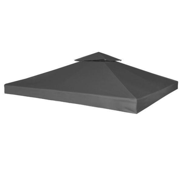 Water-proof Gazebo Cover Canopy 270 g / m² Dark Grey 3 x 3 m(SKU40878)