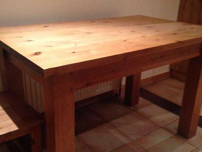 Beautiful handmade pine table
