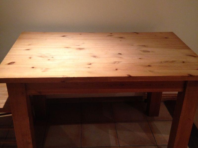 Beautiful handmade pine table