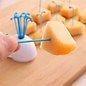 16 pcs Novelty Kitchen Fruit Forks with Small Whale Style Holder Stand Party Utensils