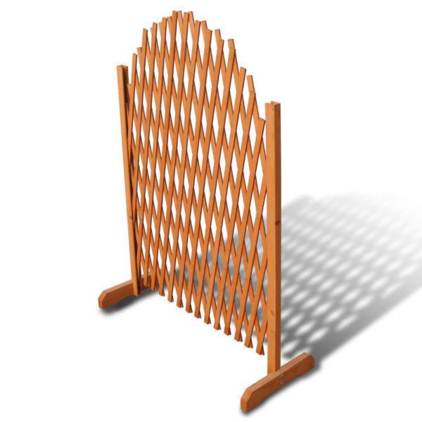 Extendable Wood Trellis Fence 180 x 100 cm(SKU41296)
