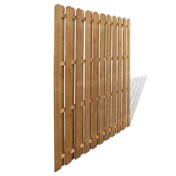 Vertical Wooden Hit & Miss Fence Panel(SKU41654)