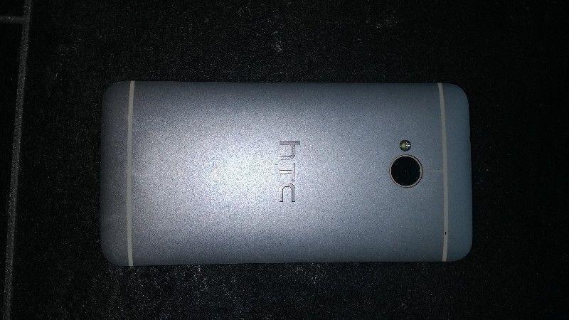 HTC One M7 with white case