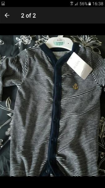 M&S babygrow bnwt 9-12mths