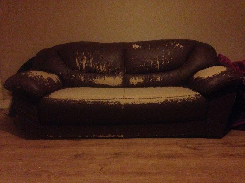 Free 3 seater & 2 one seaters. Surface damage. Collection only