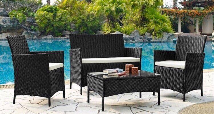 garden furniture Set, 2 Seater Sofa, 2 Armchairs and Coffee Table