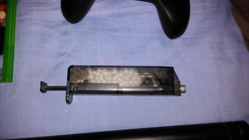 Xbox one games/controller, airsoft gun and accessories