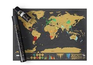 Scratch Map Deluxe Travel Edition Personalised World - New!