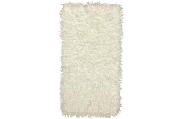 *URGENT* HOME Faux Flokati Rug - Natural - Gently Used
