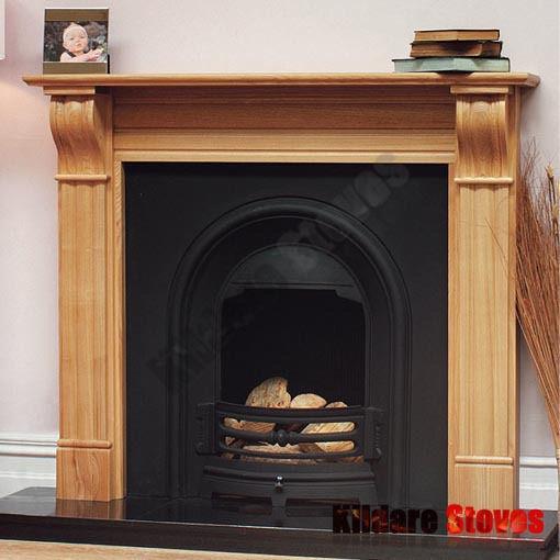 Oak Fireplace Surround : Dublin Corbel Oak 54