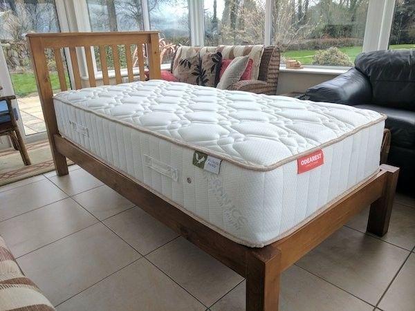 Pine Bedframe and Quality Pocket Mattress (SINGLE)