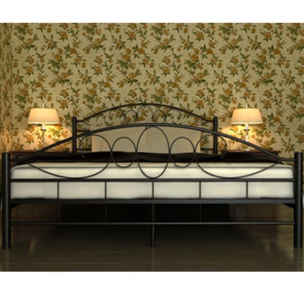 Black Metal Bed 140 x 200 cm(SKU60385)