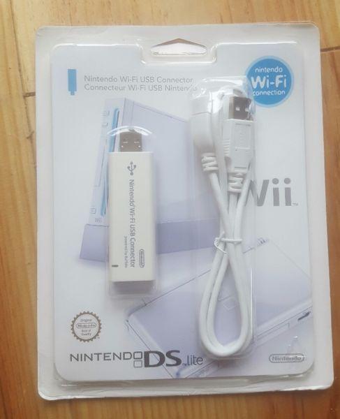 2 New Nintendo Wifi USB Connector + 1 New Nintendo Wii Speak