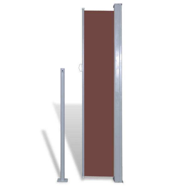 Patio Retractable Side Awning 160 x 300 cm Brown(SKU41547)