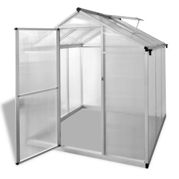 Reinforced Aluminium Greenhouse with Base Frame 3.46 m2(SKU41316)
