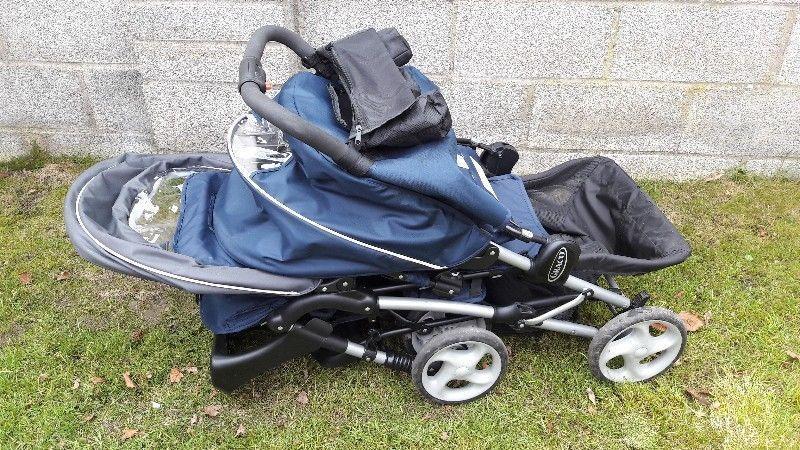 Graco Stadium Duo Tandem Pushchair; double buggy