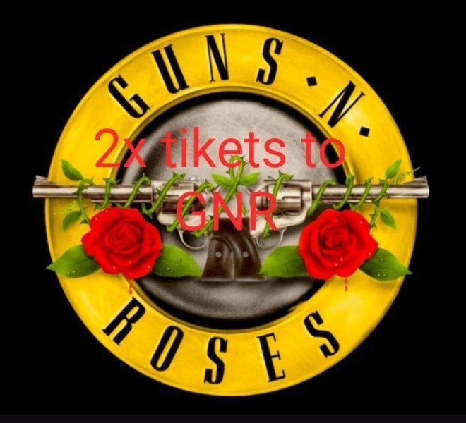 2x general tickets to GNR