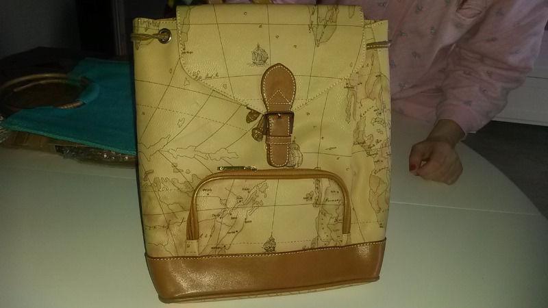 Beatiful bag with world map