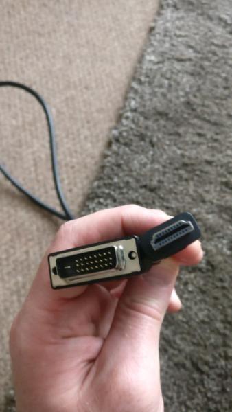 HDMI to DVI cable (10 foot)