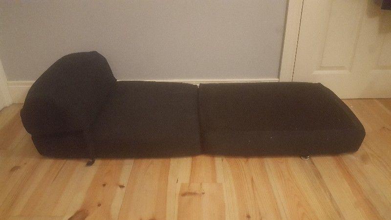Black Sofa Bed Single
